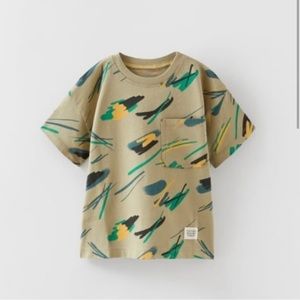 Zara Toddler Brushstroke Tee 2-3 Years